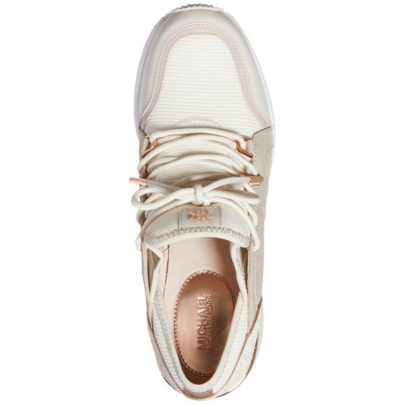 Michael Kors Liv Trainer Light Cream Multi - Picture 2 of 5